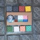 8 mini magnets Flor de Barcelona, Panot