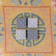 8 mini magnets Flor de Barcelona, Panot