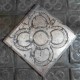Salvamantel Flor de Barcelona hormigón
