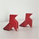 Cocotte en estilo origami personalizable con imanes