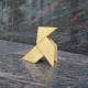 Cocotte en estilo origami personalizable con imanes