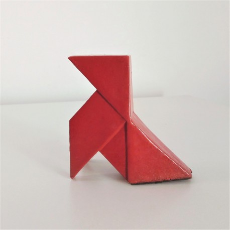 Cocotte en estilo origami personalizable con imanes