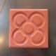 4 Imanes grandes Flor de Barcelona, Panot, resina ecológica