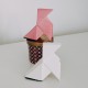 2 origami-style paper birds