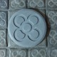Round Barcelona flower placemat, Panot, tablemat