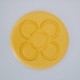Round Barcelona flower placemat, Panot, tablemat
