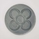 Round Barcelona flower placemat, Panot, tablemat