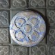 Round Barcelona flower placemat, Panot, tablemat
