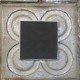 3 posagots llambordes de París, acabat metall color plata