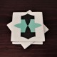 3 Andalusian tile coasters, model 4