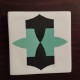 3 Andalusian tile coasters, model 4