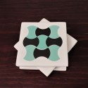 3 Andalusian tile coasters, model 7