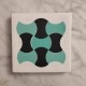 3 posavasos azulejos andalucía, modelo 7