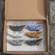 6 barquetes origami magnet