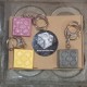 3 Clauers amb penjoll Panot de Barcelona