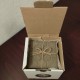 6 coasters Bilbao rosette tile in concrete
