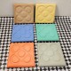 6 coasters, ecological resin, Barcelona flower, Panot