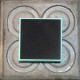 6 coasters, ecological resin, Barcelona flower, Panot