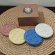 4 round Barcelona Panot coasters