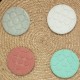 4 posavasos redondos roseta de bilbao