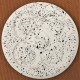 Estalvis rodó Flor de Barcelona, Panot amb aspecte terrazzo.