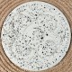 Estalvis rodó Flor de Barcelona, Panot amb aspecte terrazzo.