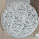 Salvamantel redondo Panot de Barcelona con aspecto terrazzo