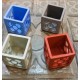 4 Mini Macetas caladas Panot de Barcelona