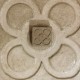 4 mini magnets Flor de Barcelona, Panot en formigó