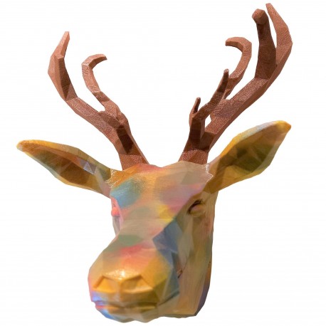 Deer decorative head Graffiti design