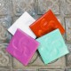 4 quatrisquel coasters, Lauburu from Basque country