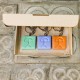 3 Keychains with Indalo pendant