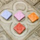 4 mini magnets cuatrisquel, Lauburu del País Vasco
