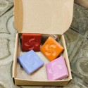 4 mini magnets cuatrisquel, Lauburu del País Vasco