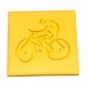 4 posavasos ciclista