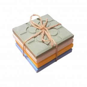 4 Posavasos Roseta Bilbao Colores