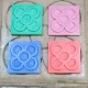 4 imants Flor de Barcelona amb relleu