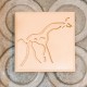 4 giraffe coasters