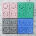 4 posavasos Panot cuatro pastillas y cuatro anillas