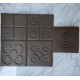 5 original Panots coasters 1907 in concrete