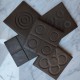 5 original Panots coasters 1907 in concrete