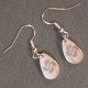 Pendientes con colgante lagrima con Lauburu