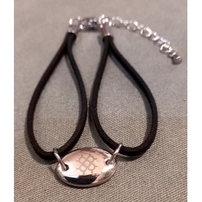 Polsera mà Flor de Bilbao oval, rajola de Bilbao