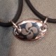 Polsera oval amb penjoll Lauburu, cuatrisquel