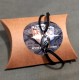 Pulsera oval con colgante Lauburu, cuatrisquel