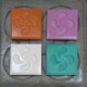 4 quatrisquel magnets, Lauburu from Basque country