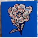Decorative tile with a rose