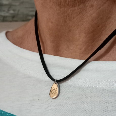 Collar lágrima con Panot de Barcelona