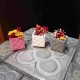 3 Mini Cubic Planters Panot of Barcelona