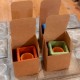 4 mini Indalo cubic planters